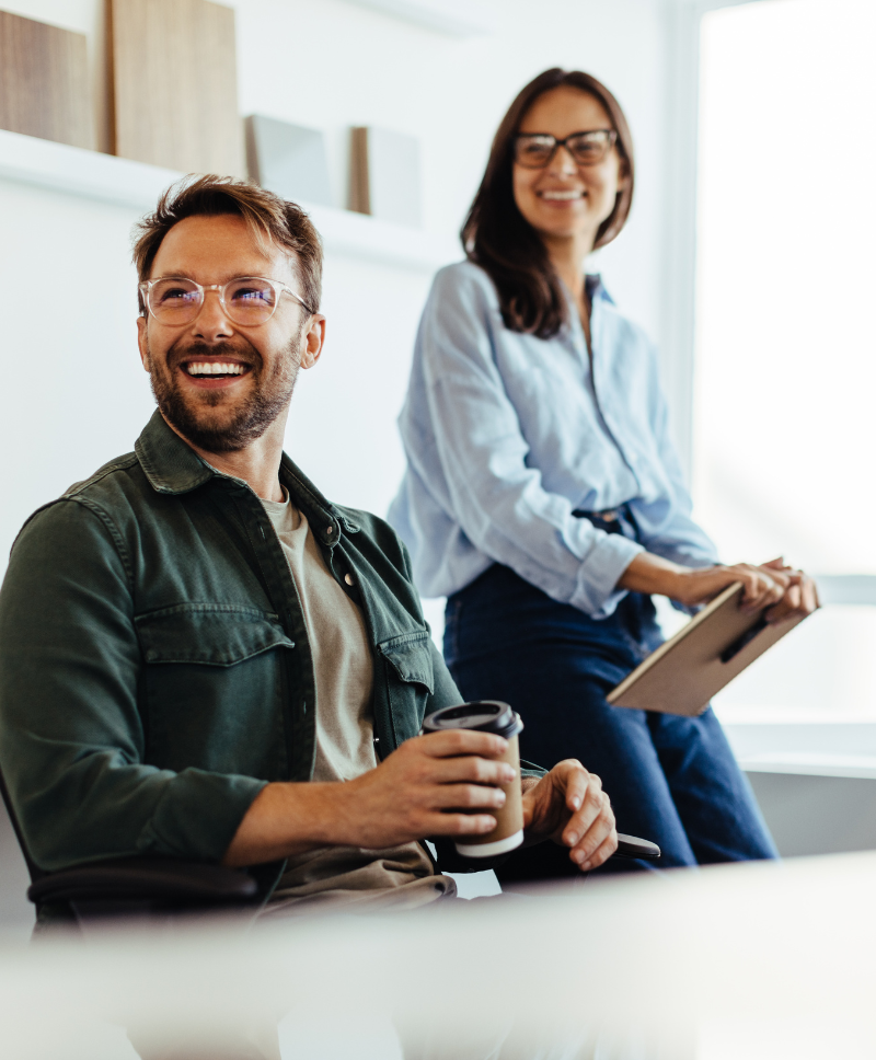 woman working on computer