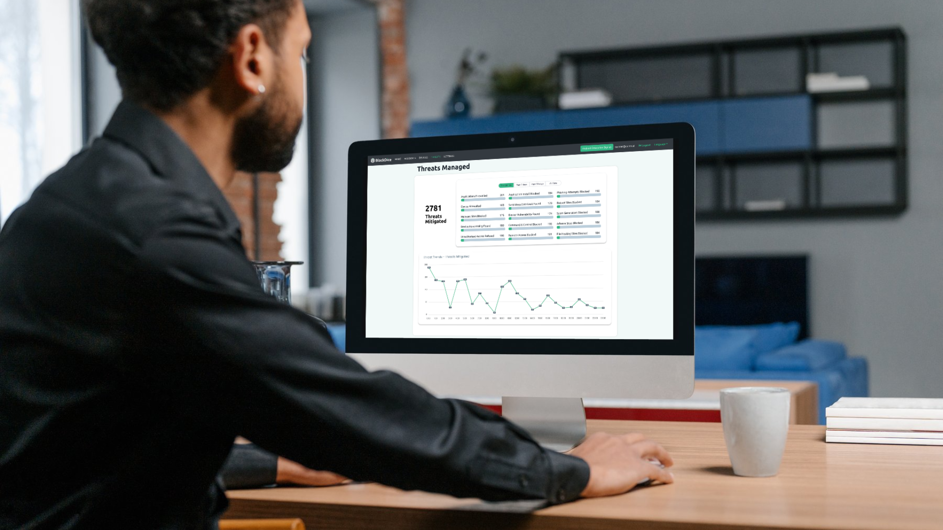 woman working on computer